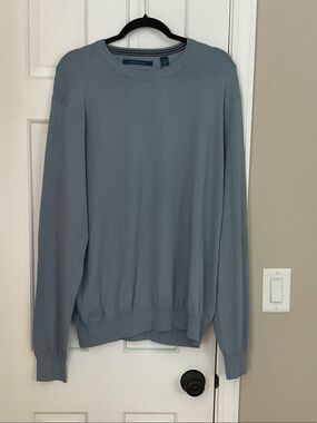 Perry Ellis Slate Blue Crewneck Sweater